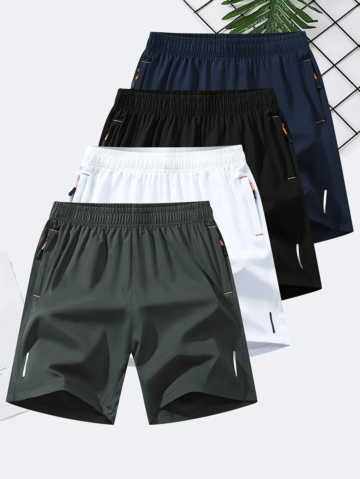 (Super Liquidação) Kit Bermudas de Seda Premium Zalven - COMPRE 1 LEVE 4.