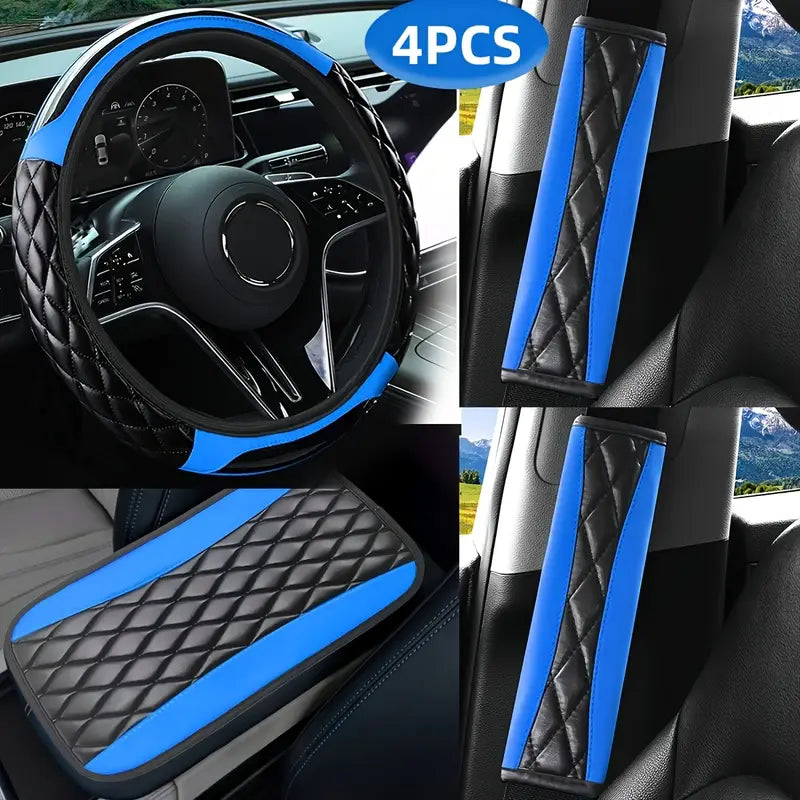 Capa de Volante + Protetor de Cinto Premium (Combo)