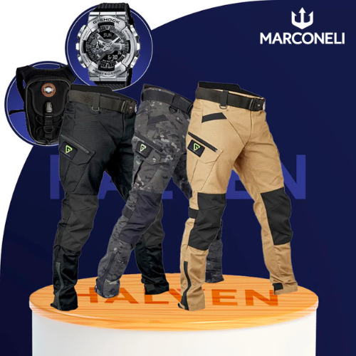 [Leve 3 Pague 2] Calça Militar Lionor em Tecido RipStop e Poliéster +BRINDES: Relógio Tático e Cinto Tático e Mini Bag