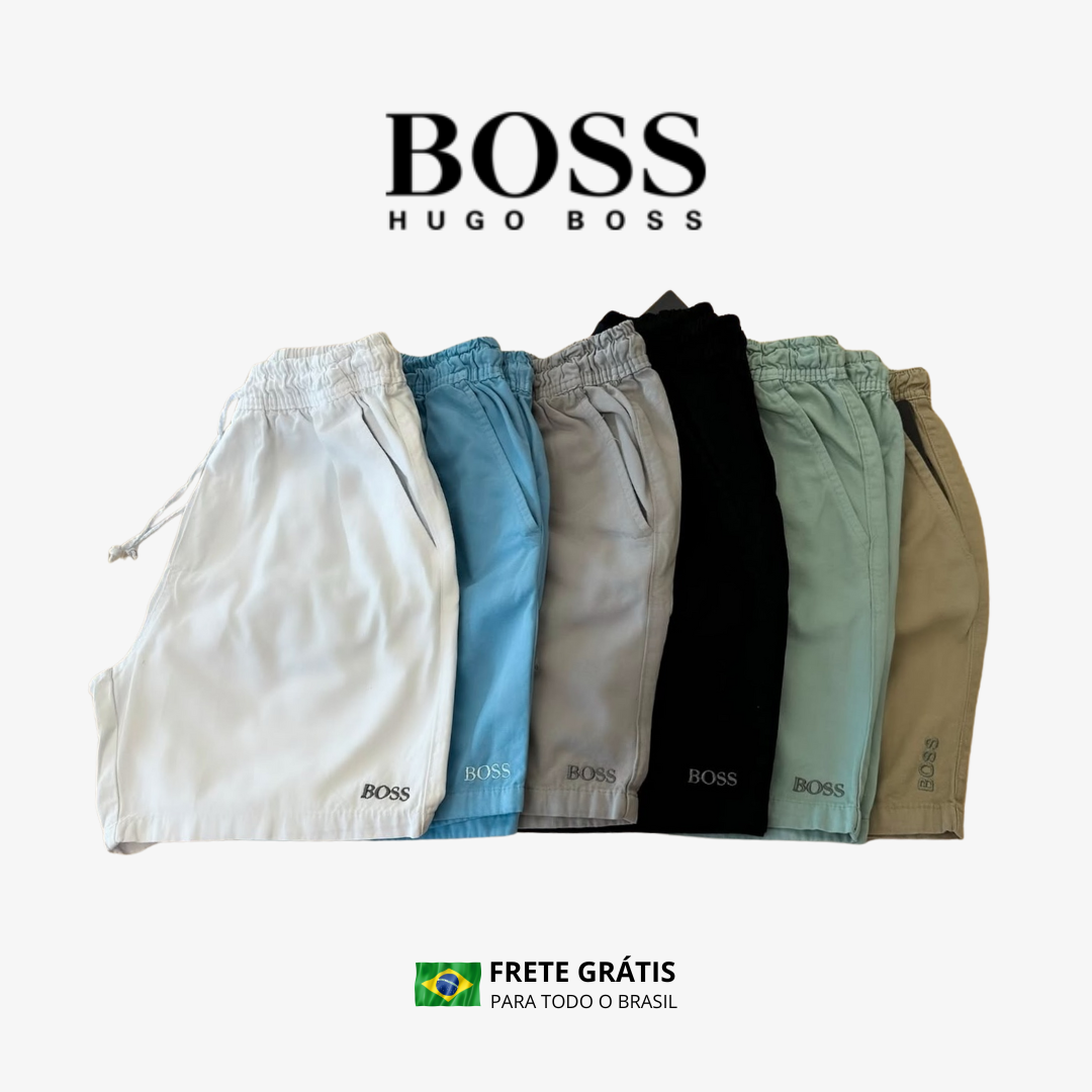 (PAGUE 4 LEVE 6) Shorts Mauricinho Hugo Boss.