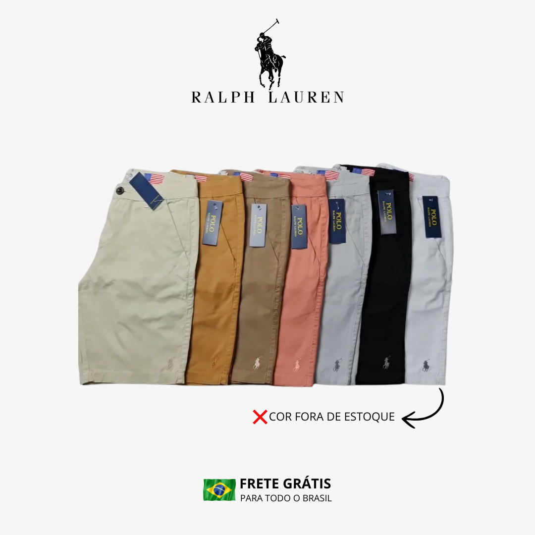 (Kit 6) Bermudas Sarja Ralph Lauren.