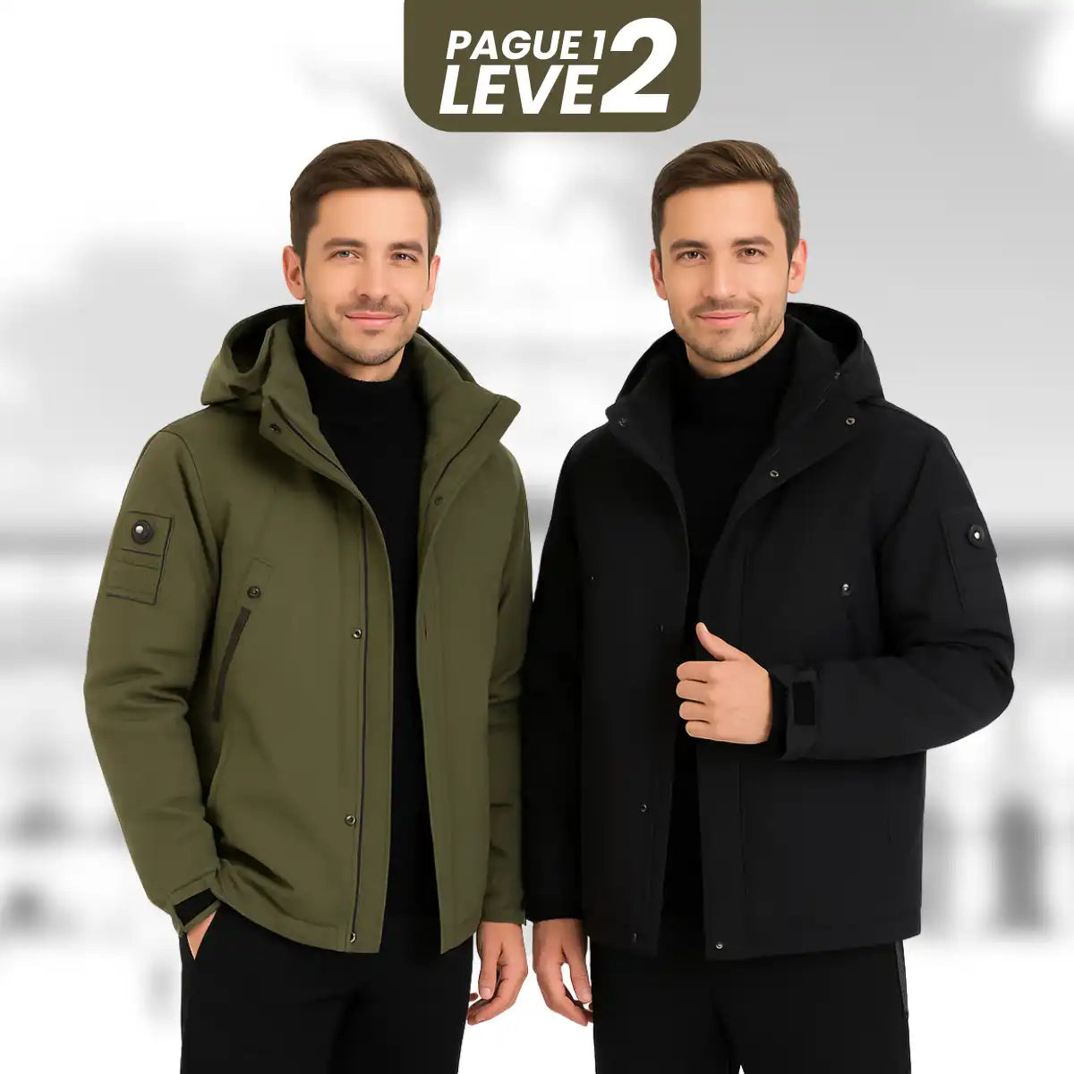 Baumont™ - Jaqueta Masculina com Forro Térmico [COMPRE 1 LEVE 2]