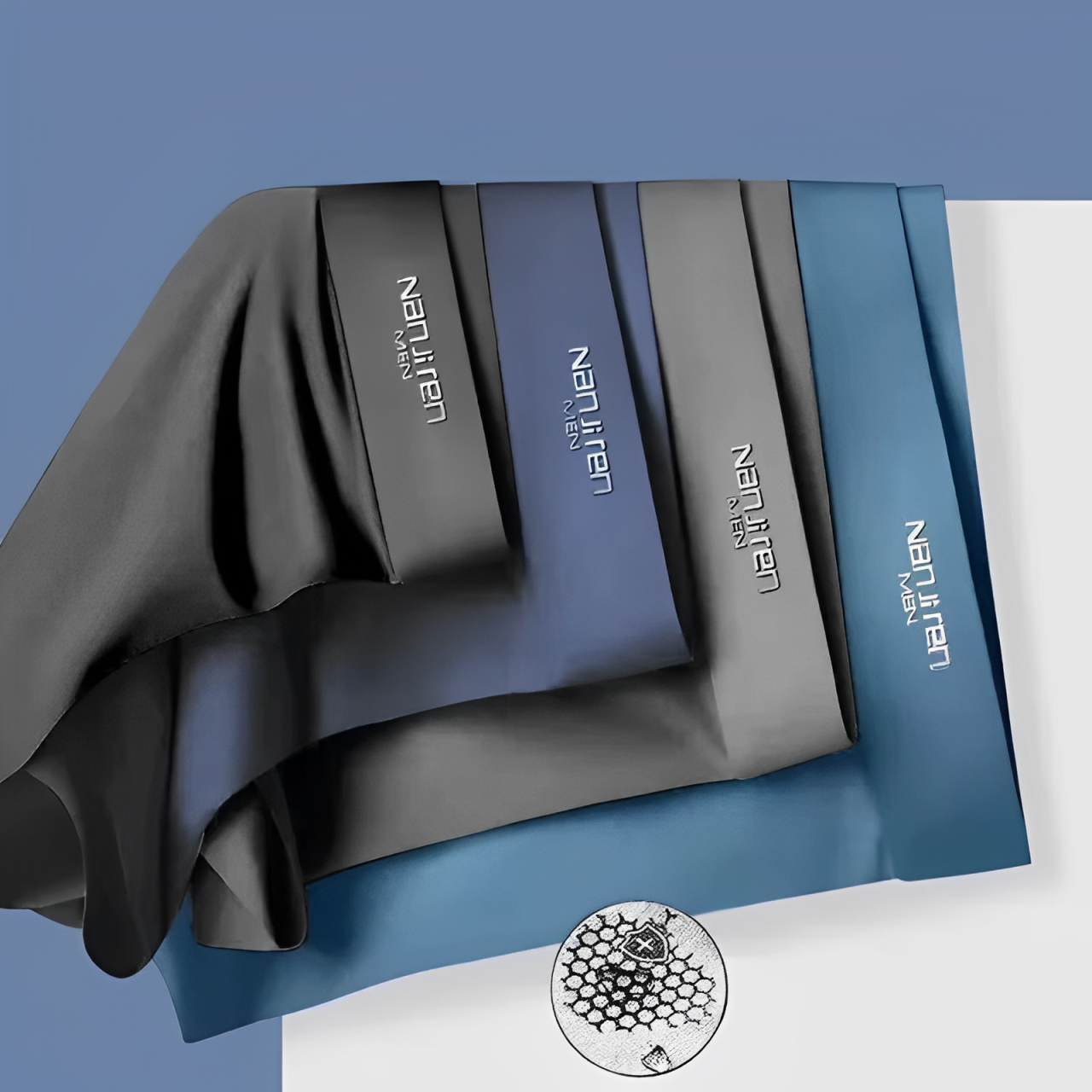 Cueca de Seda Térmica - Se Adapta ao Corpo [COMPRE 5, LEVE 10 + BRINDE UM RELÓGIO]